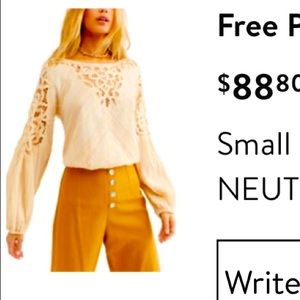 Free People gently used Floating Memories